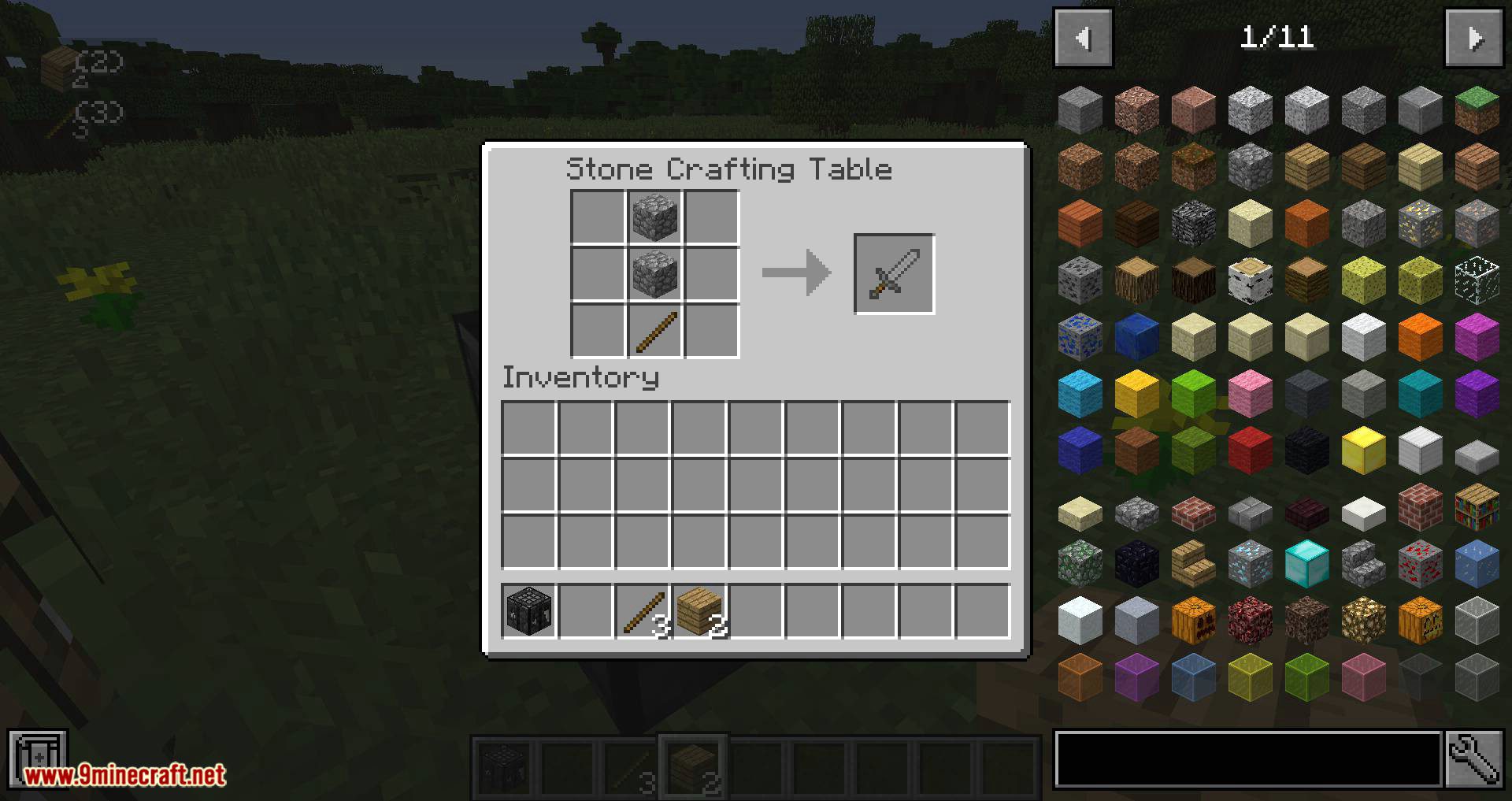 Stone Crafting Table mod for minecraft 09