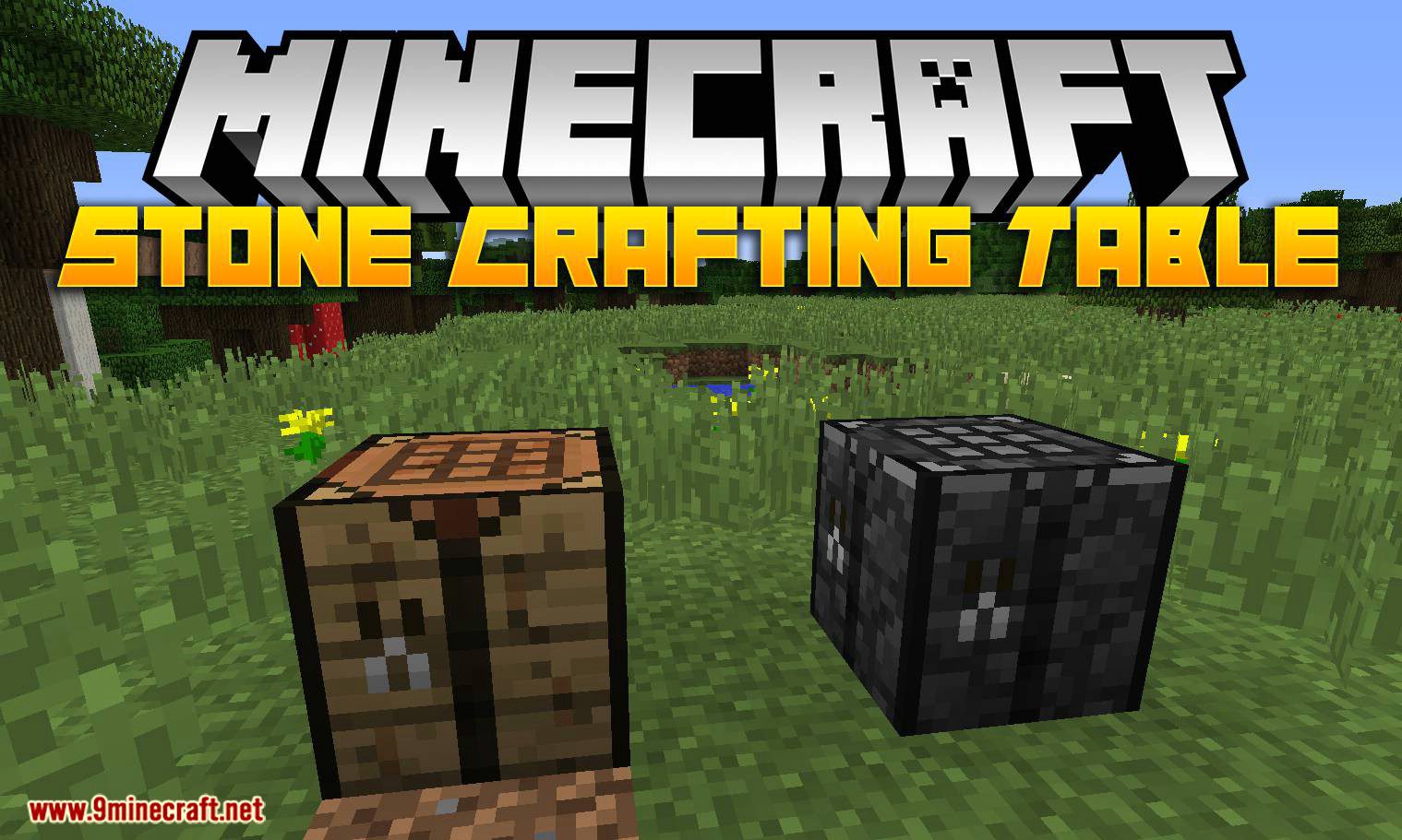 Stone Crafting Table mod for minecraft logo