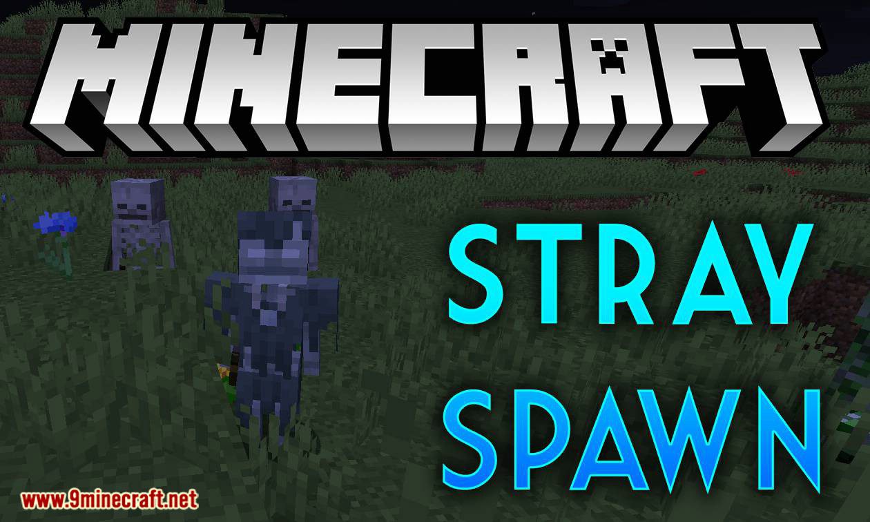 Stray Spawn mod for minecraft logo