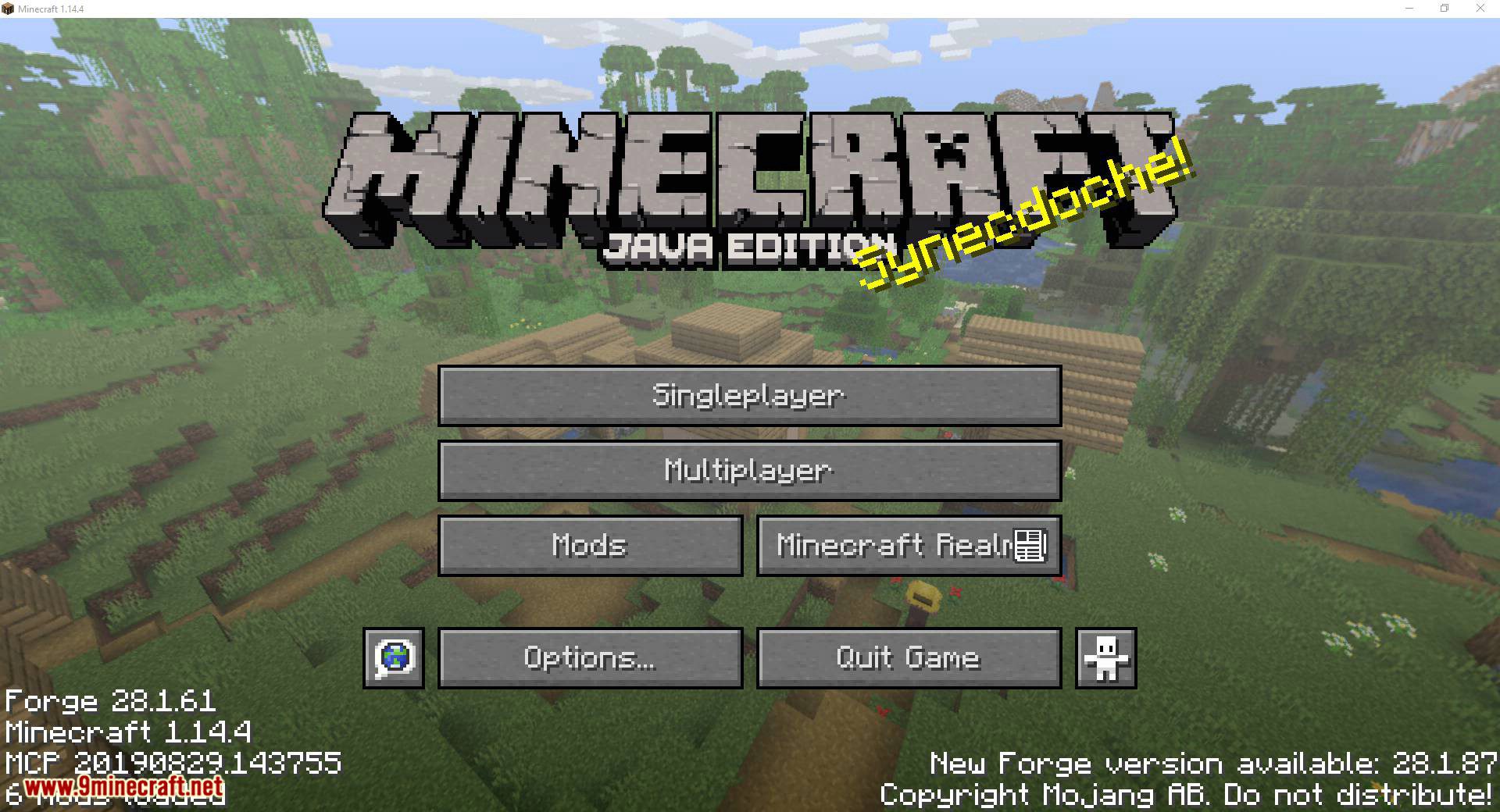 Title Changer mod for minecraft 01