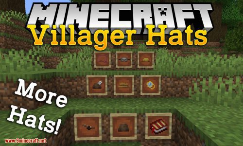 Villager Hats mod for minecraft logo