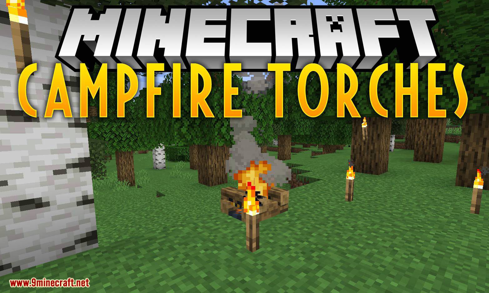 Campfire Torches mod for minecraft logo