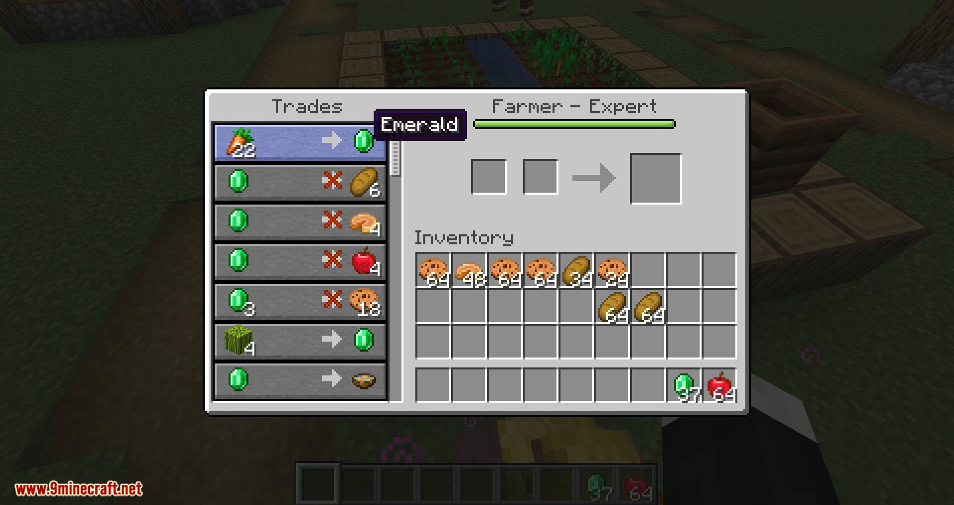 EasierVillagerTrading mod for minecraft 09