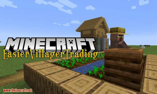 EasierVillagerTrading mod for minecraft logo
