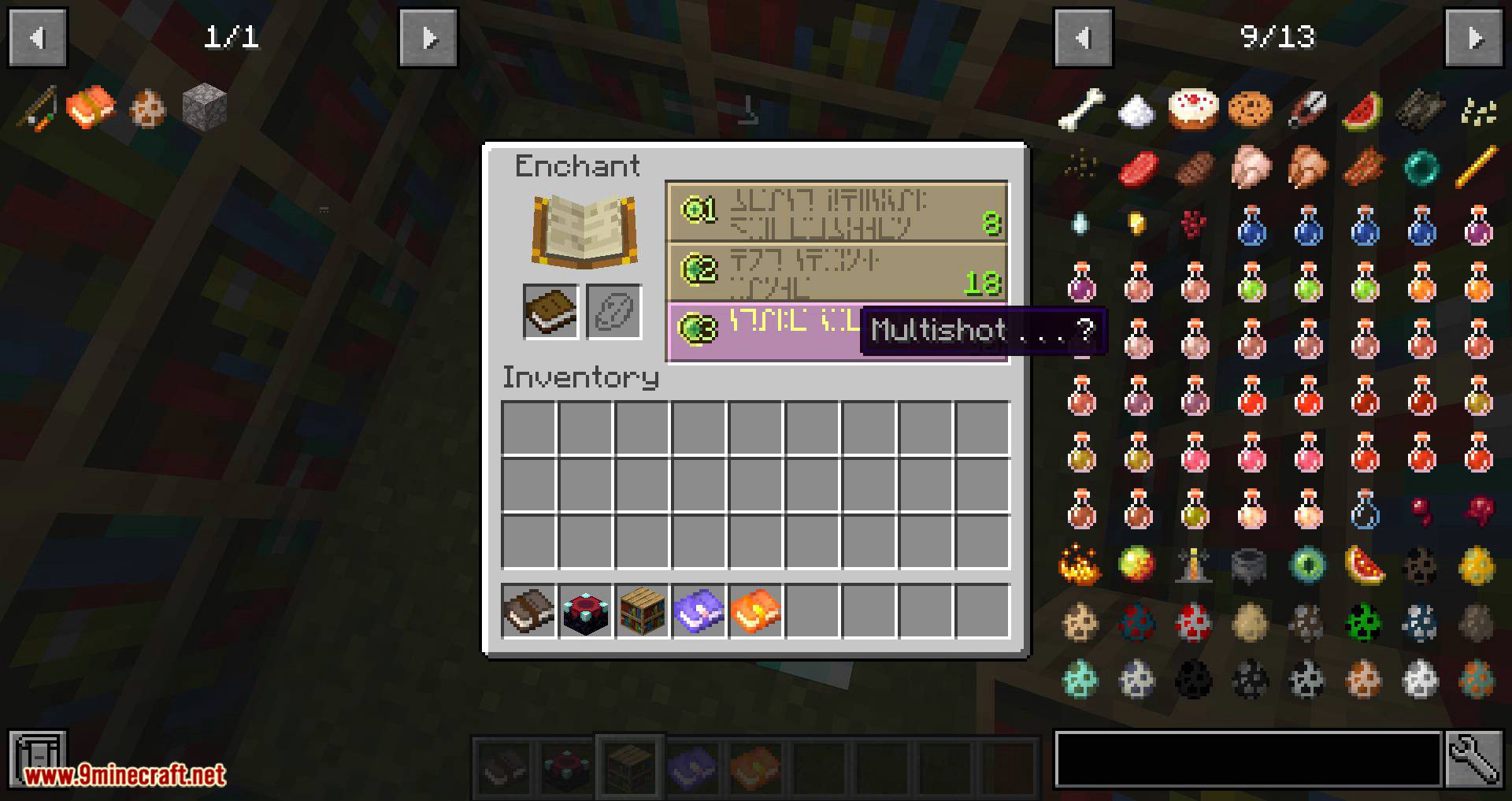 Enchanted Book Redesign mod for minecraft 11