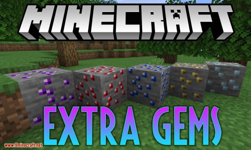 Extra Gems mod for minecraft logo