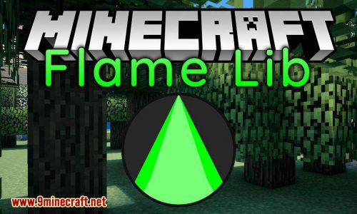 Flame Lib mod for minecraft logo