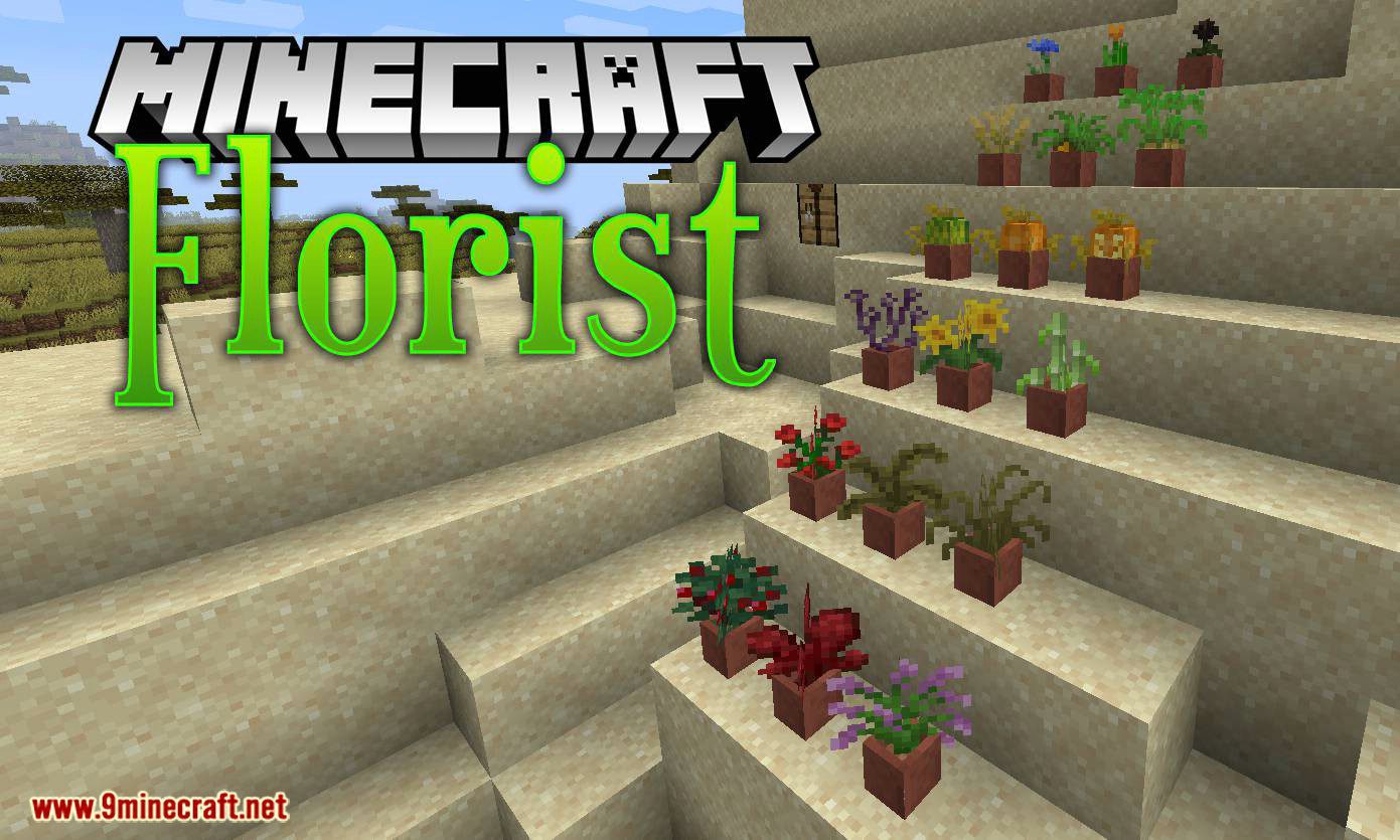 Florist Mod 1.14.4 (Put More Items in Flower Pots) - 9Minecraft.Net