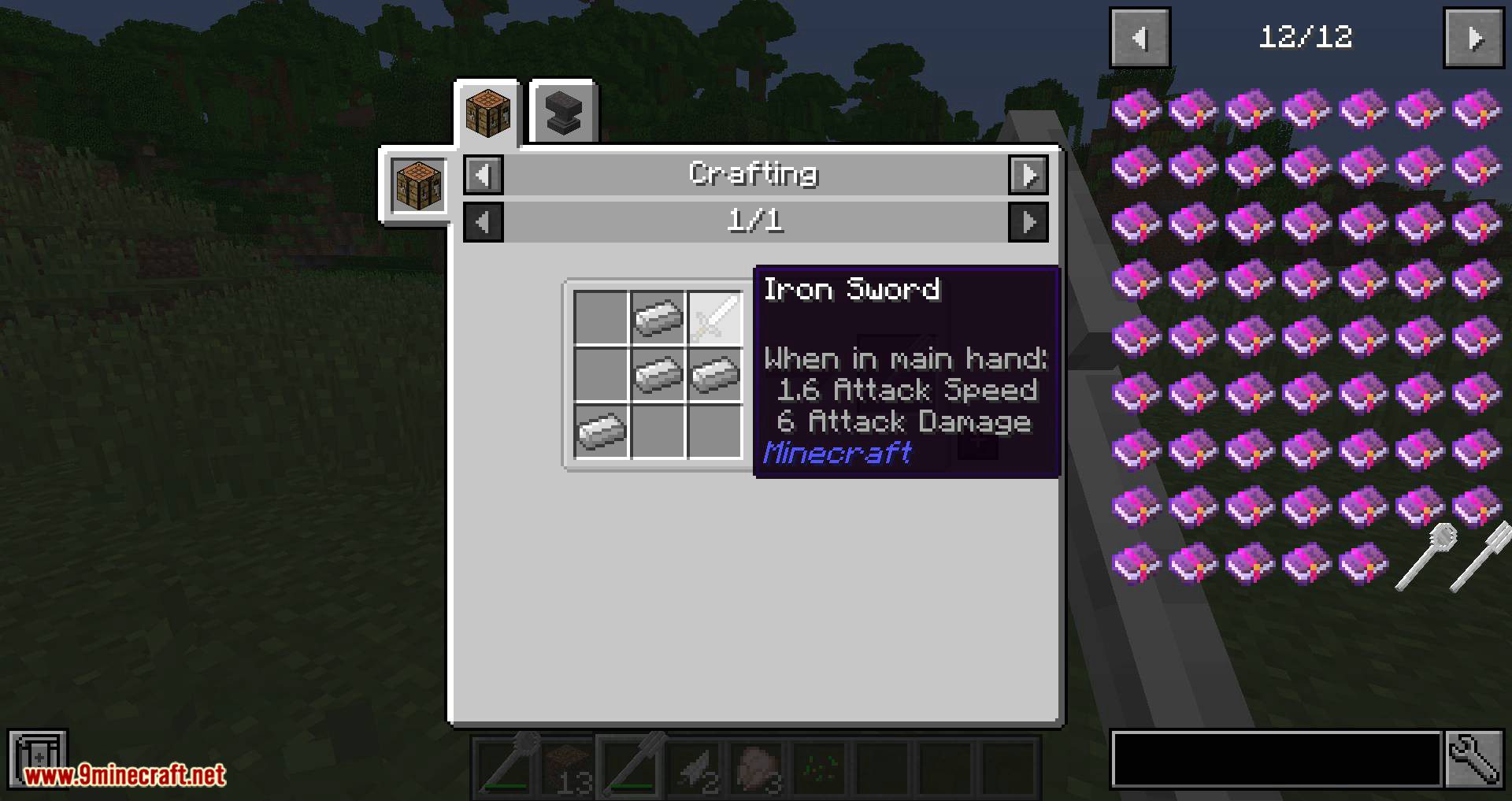 Giant Cutlery mod for minecraft 07