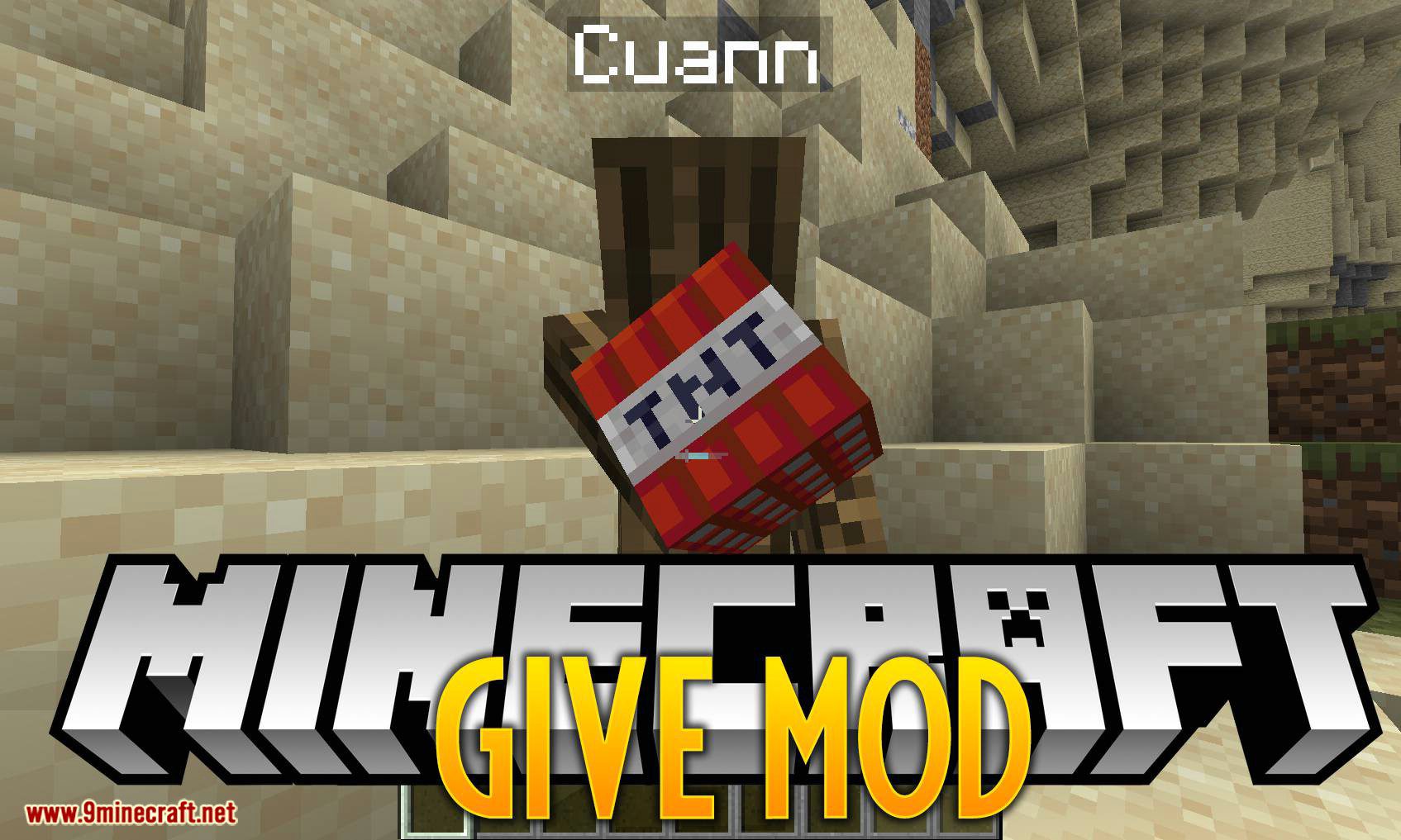 Give Mod for minecraft logo