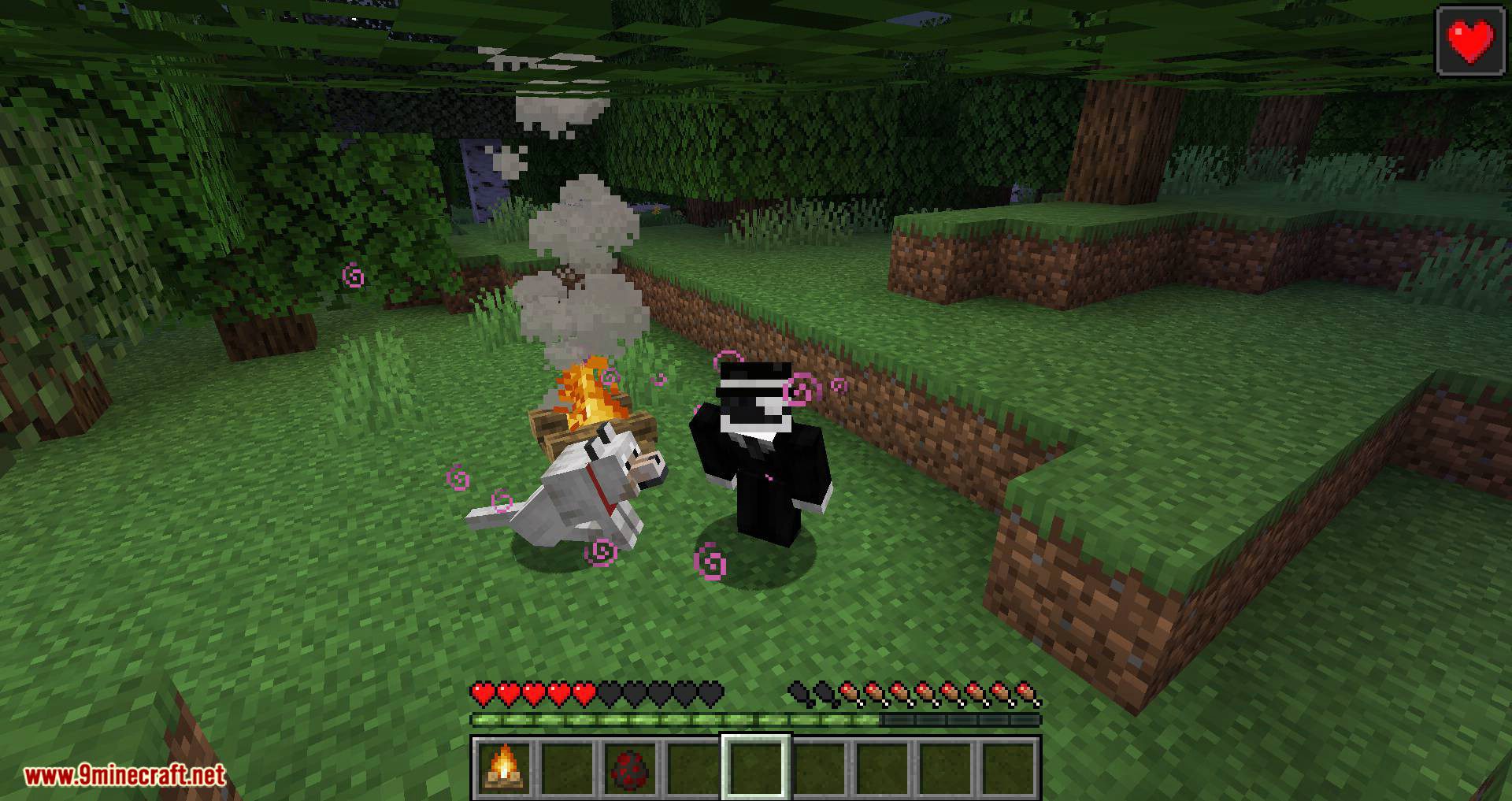 Healing Campfire mod for minecraft 01