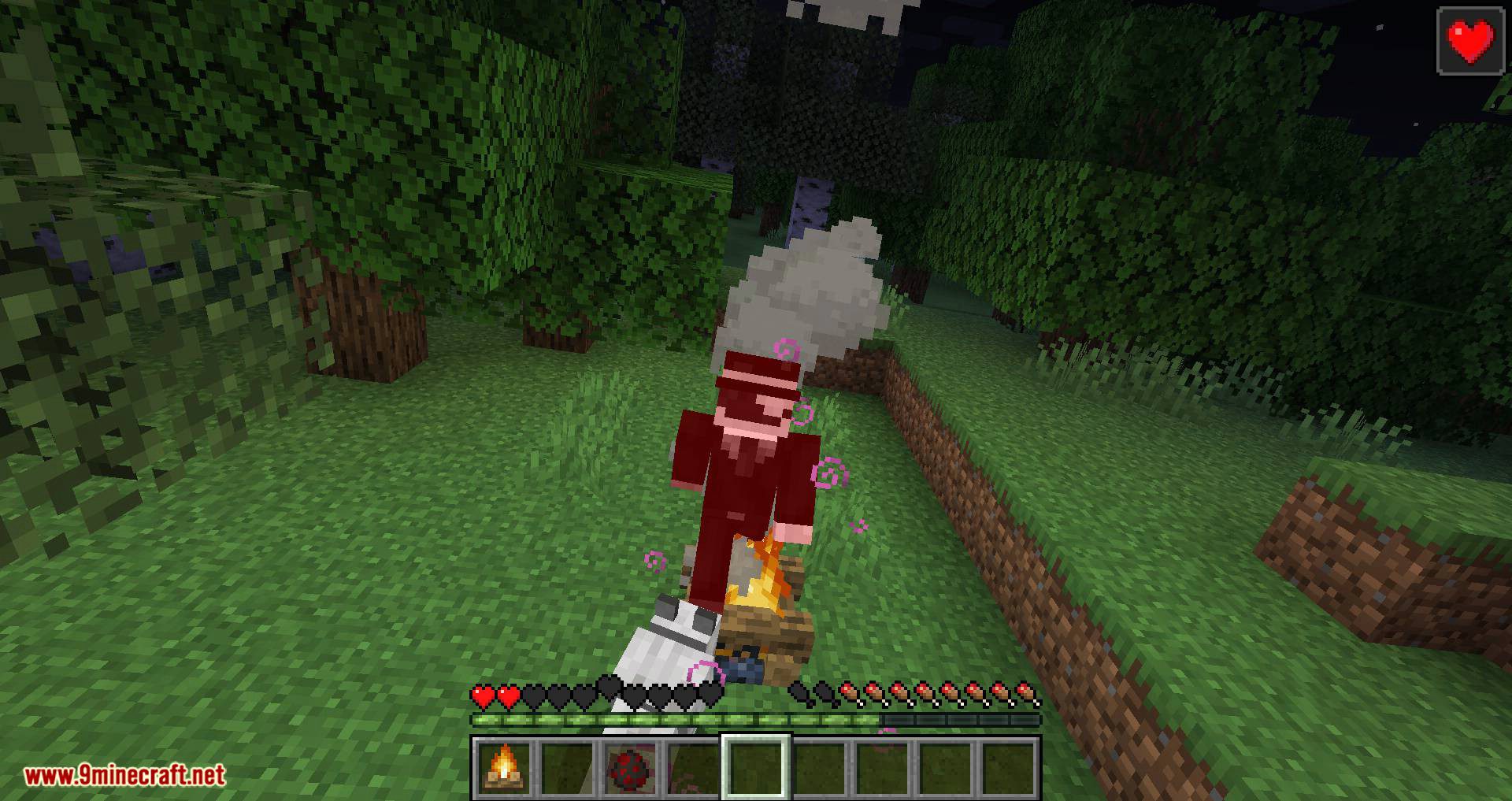 Healing Campfire mod for minecraft 02