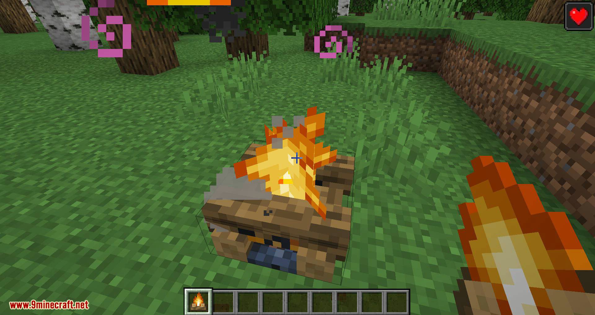 Healing Campfire mod for minecraft 04