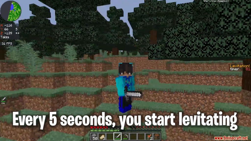 Minecraft BUT you levitate every 5 seconds Data Pack Screenshots (2)