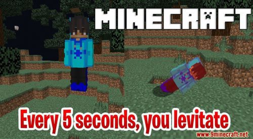 Minecraft BUT you levitate every 5 seconds Data Pack Thumbnail