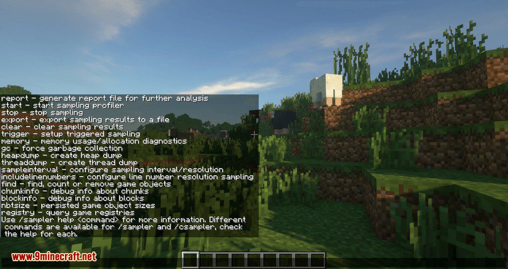 Sampler mod for minecraft 05