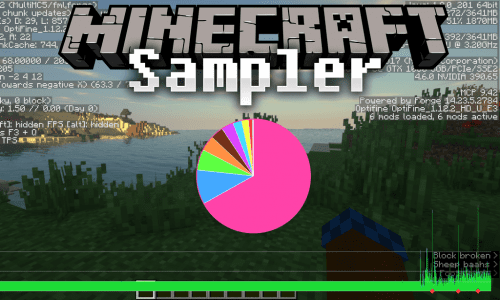 Sampler mod for minecraft logo