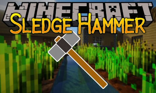 Sledgehammer mod for minecraft logo