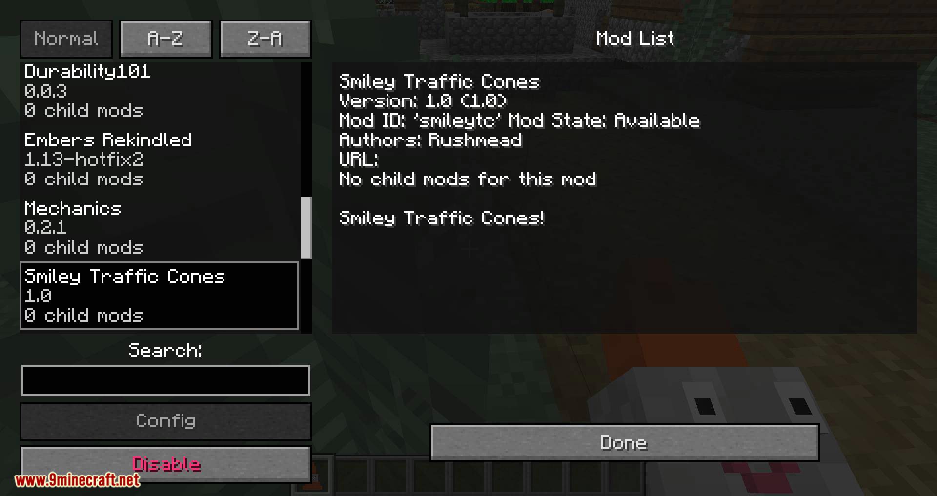 Smiley Traffic Cones mod for minecraft 10