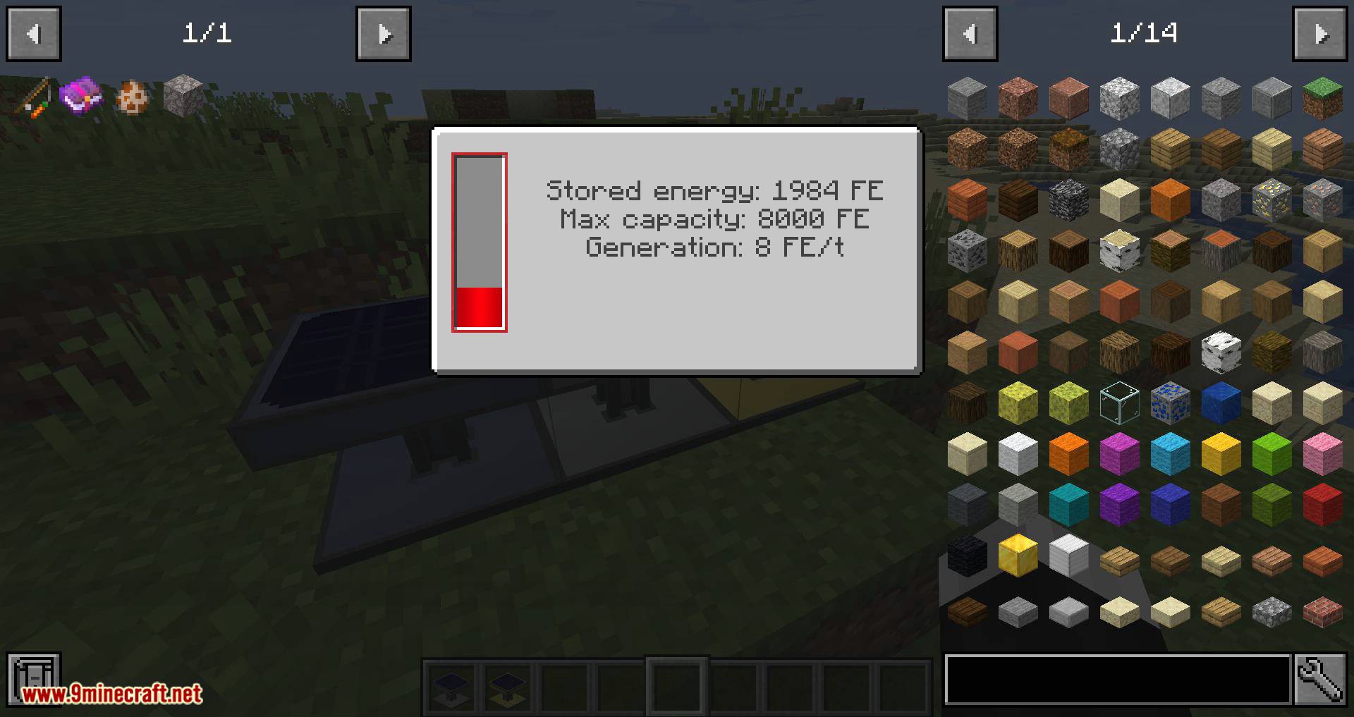 Solar Generation mod for minecraft 06