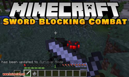 Sword Blocking Combat mod for minecraft logo