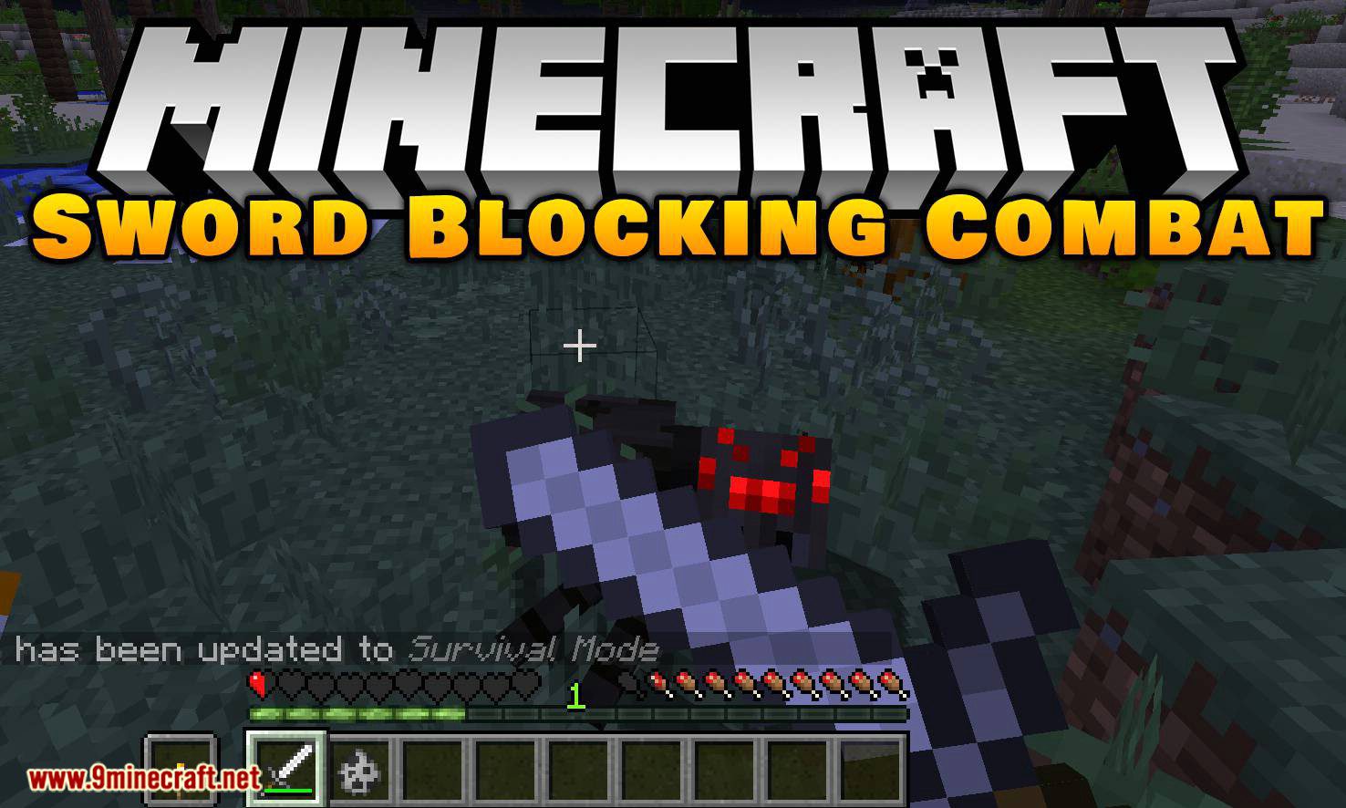 Sword Blocking Combat mod for minecraft logo