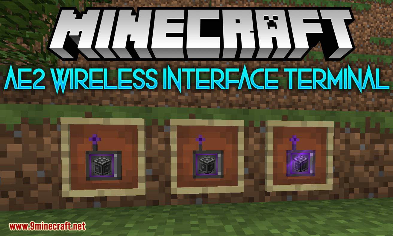 AE2 Wireless Interface Terminal mod for minecraft logo