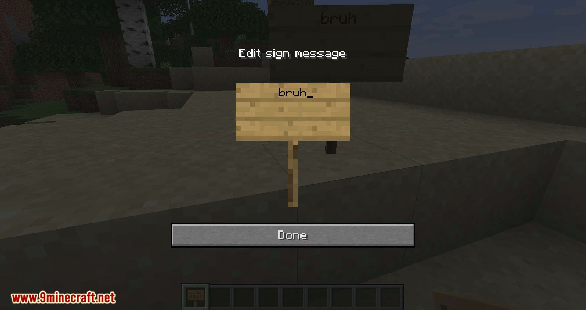 Better Signs Mod 11919.119196.11919/11919.119195.119 (Edit Existing Signs) - 19Minecraft.Net