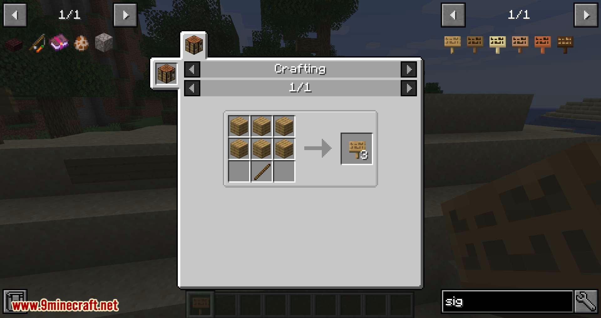 Better Signs mod for minecraft 08