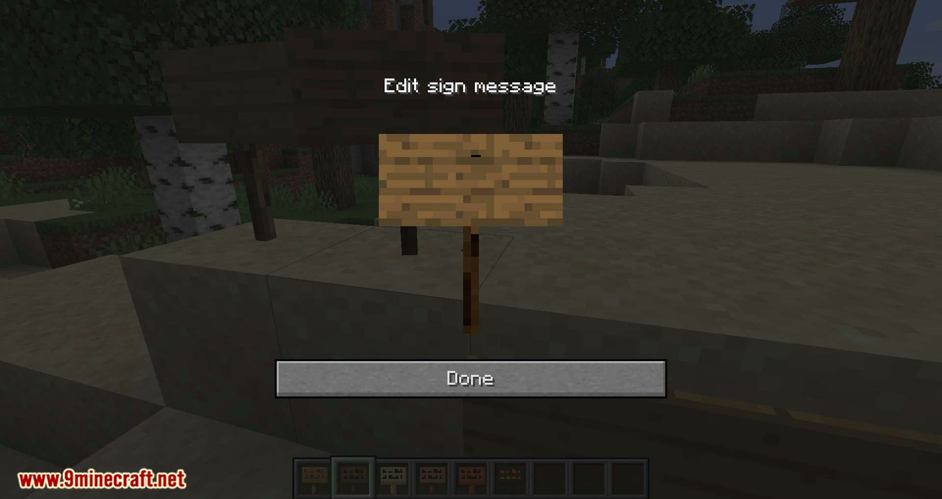 Better Signs mod for minecraft 09