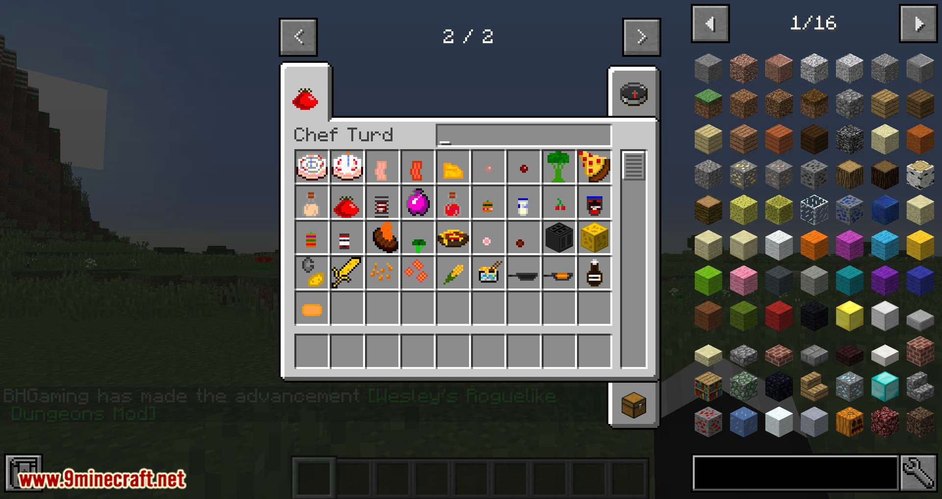 Chef Turd mod for minecraft 01