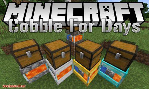 CobbleForDays mod for minecraft logo