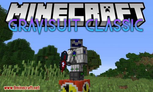 Gravisuit Classic mod for minecraft logo