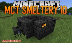 MCT Smeltery IO mod for minecraft logo