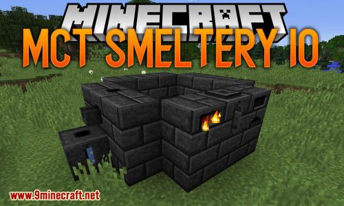 MCT Smeltery IO mod for minecraft logo