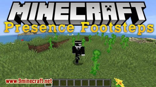 Presence Footsteps mod for minecraft logo