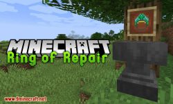 Ring of Repair mod for minecraft logo