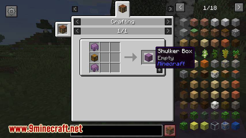 ShulkerBoxTooltip mod for minecraft 02
