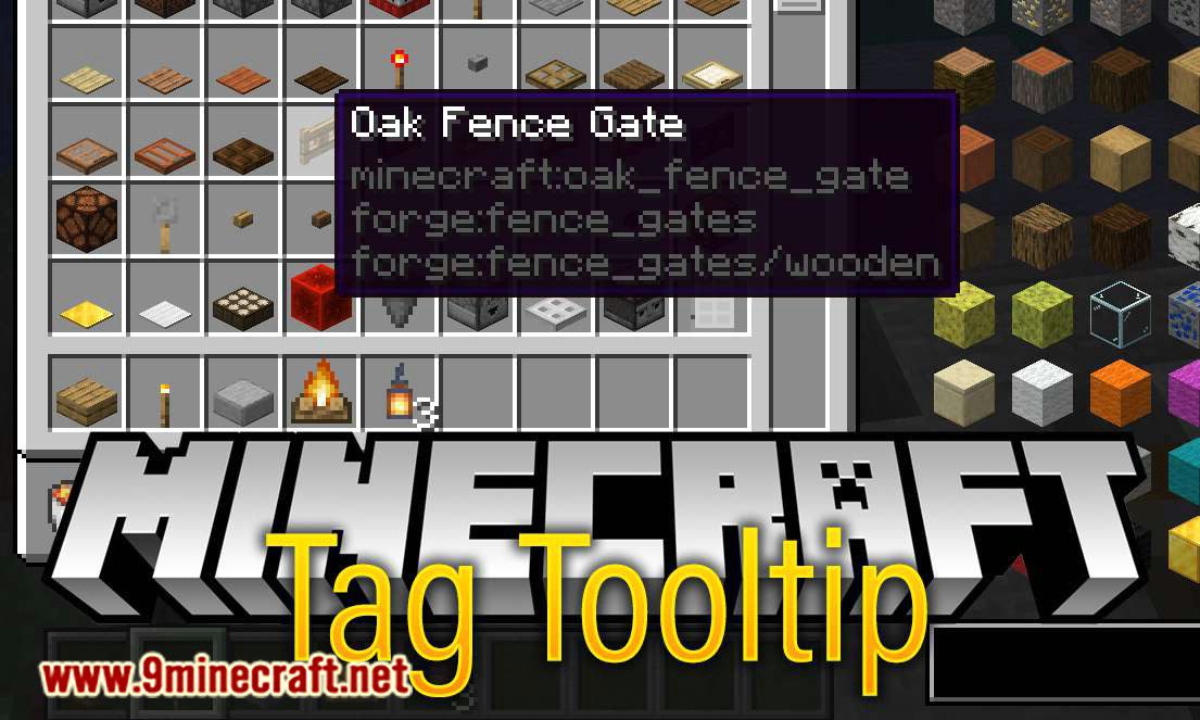 Tag Tooltip mod for minecraft logo