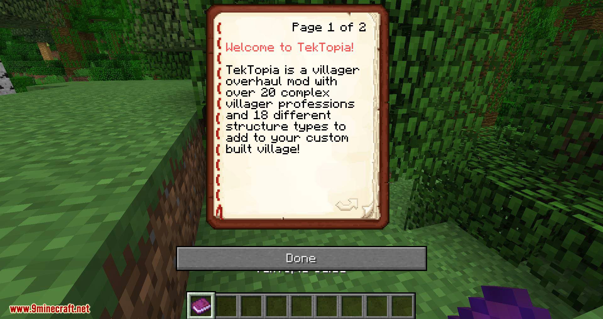 TekTopia Information mod for minecraft 02