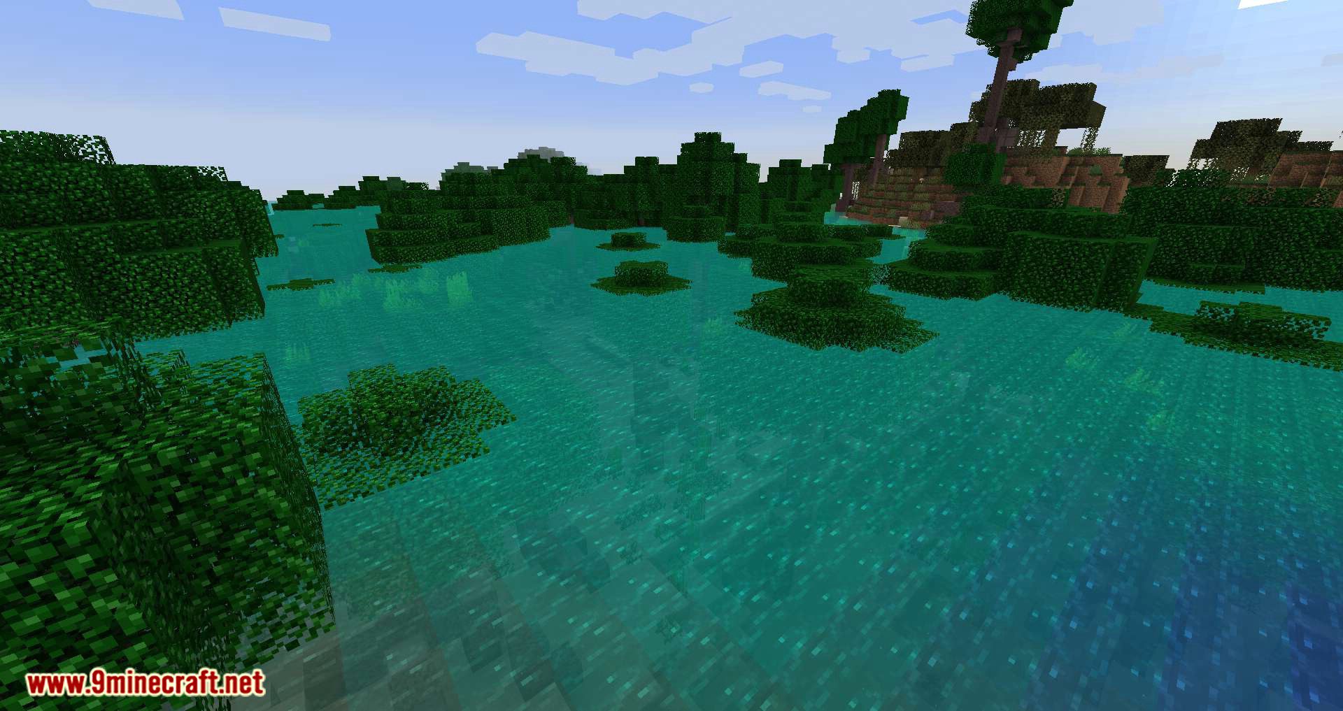 Underwater Biome mod for minecraft 01