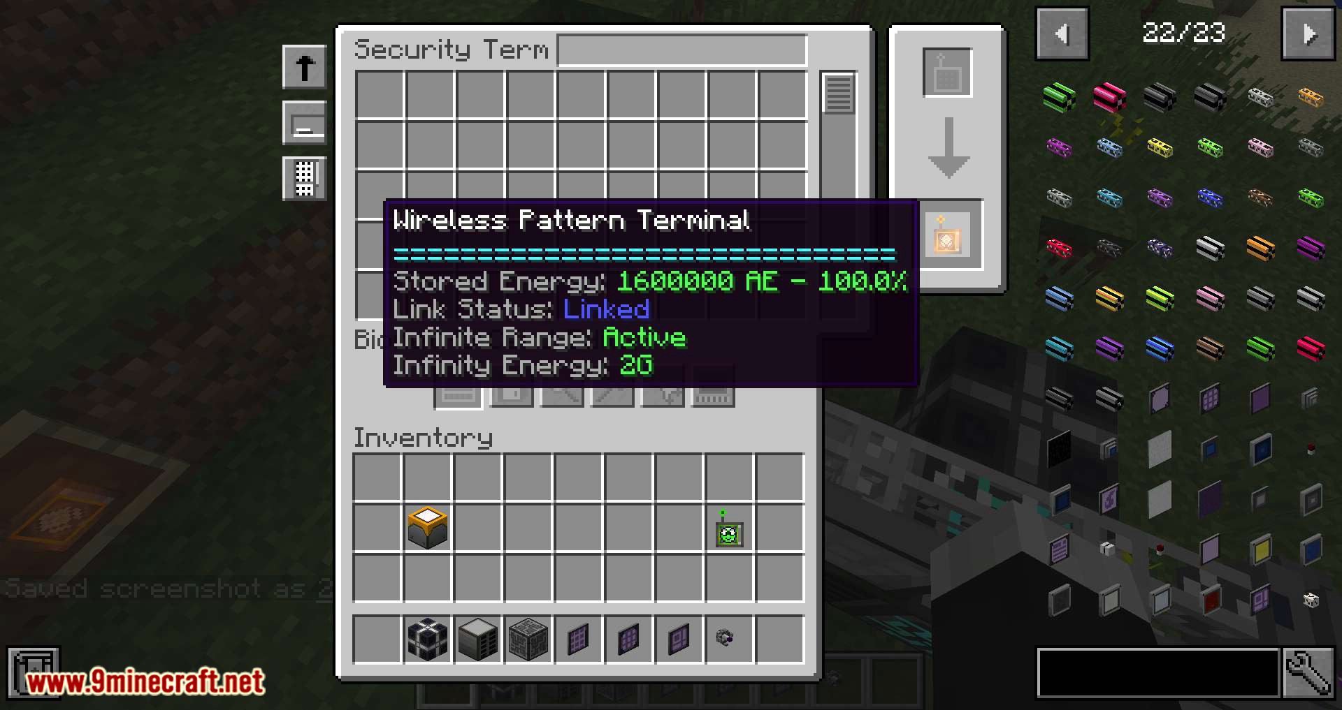 Wireless Pattern Terminal mod for minecraft 06