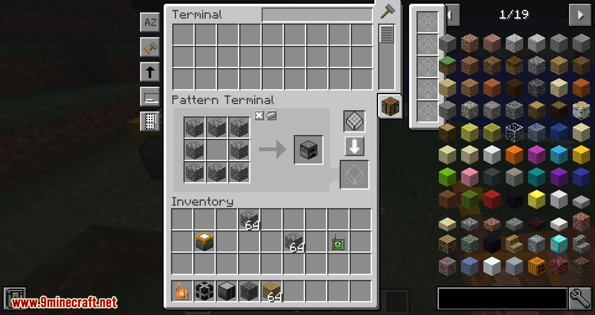 Wireless Pattern Terminal mod for minecraft 09