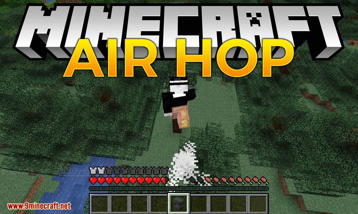 Air Hop mod for minecraft logo