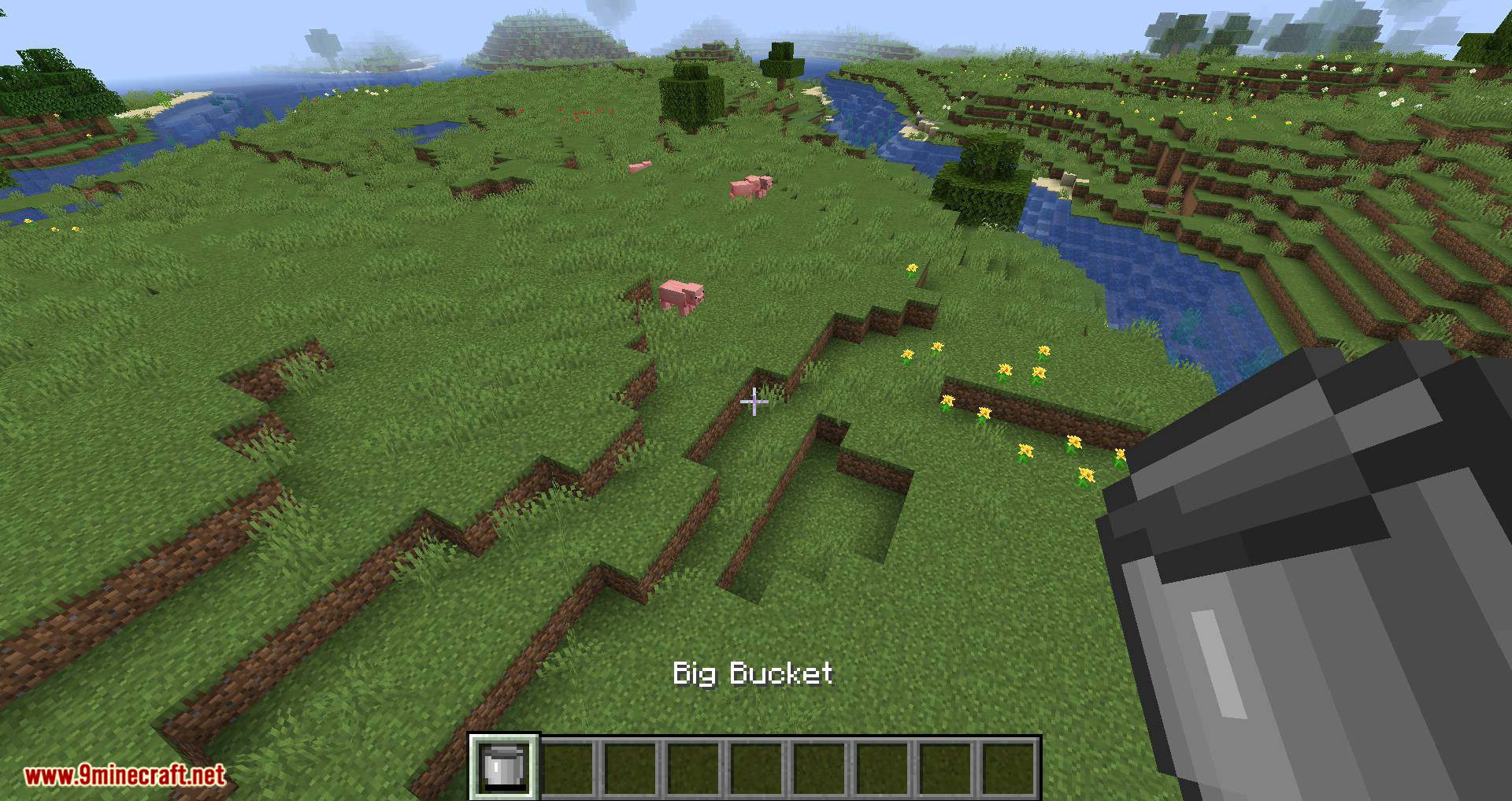 Big Buckets mod for minecraft 01