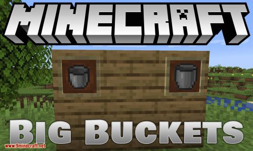 Big Buckets mod for minecraft logo