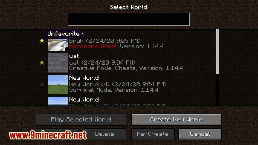 Cherished Worlds mod for minecraft 09