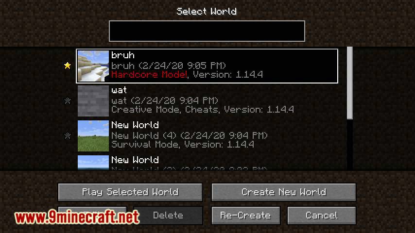 Cherished Worlds mod for minecraft 10