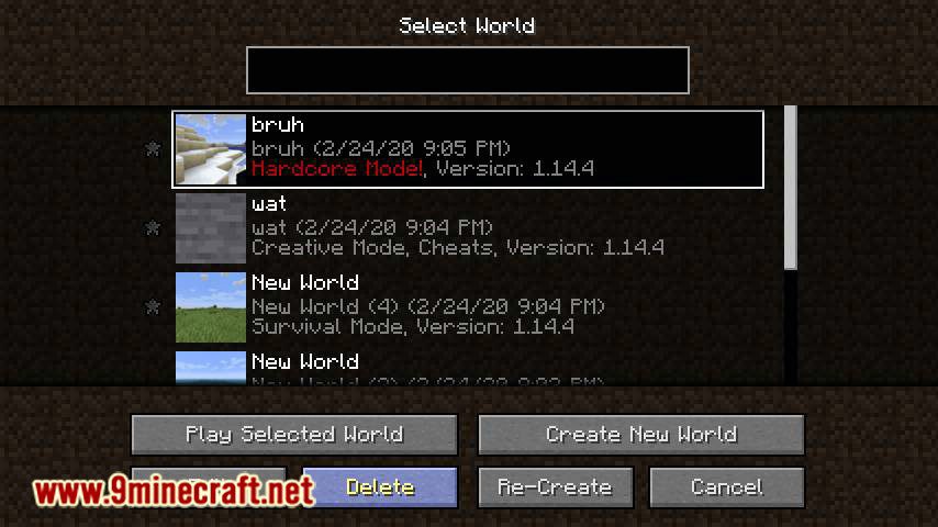 Cherished Worlds mod for minecraft 11