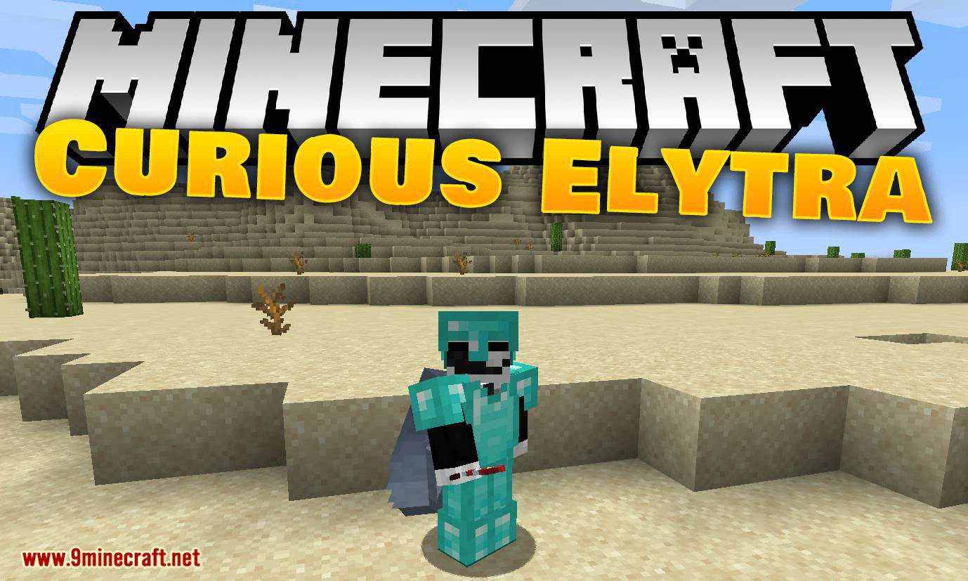 Curious Elytra mod for minecraft logo
